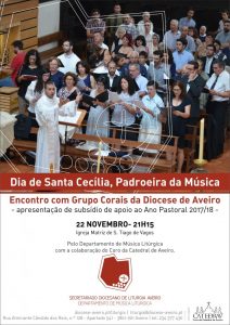 APRESENTAÇÃO DE SUBSÍDIO MUSICAL ESPECIALMENTE DEDICADO À CARIDADE E À EUCARISTIA @ Igreja Matriz de S. Tiago de Vagos