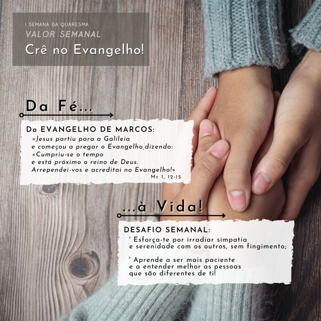 Documentos | Adolescência – I Domingo da Quaresma – 21 de fevereiro