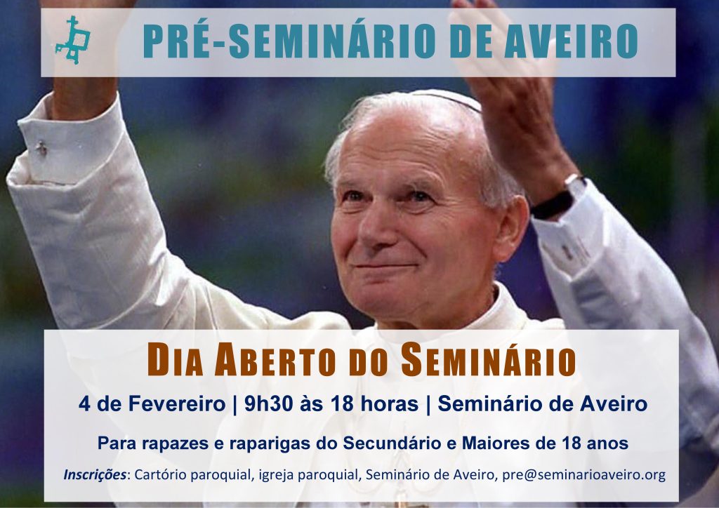Acontece | Dia aberto do seminário para alunos do secundário e maiores de 18 anos