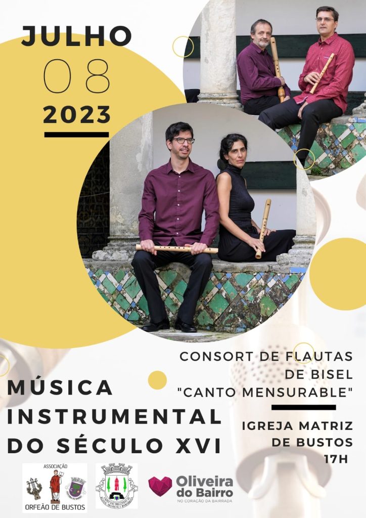 Acontece | Concerto de Música Instrumental Sec. XVI – Org. Orfeão de Bustos