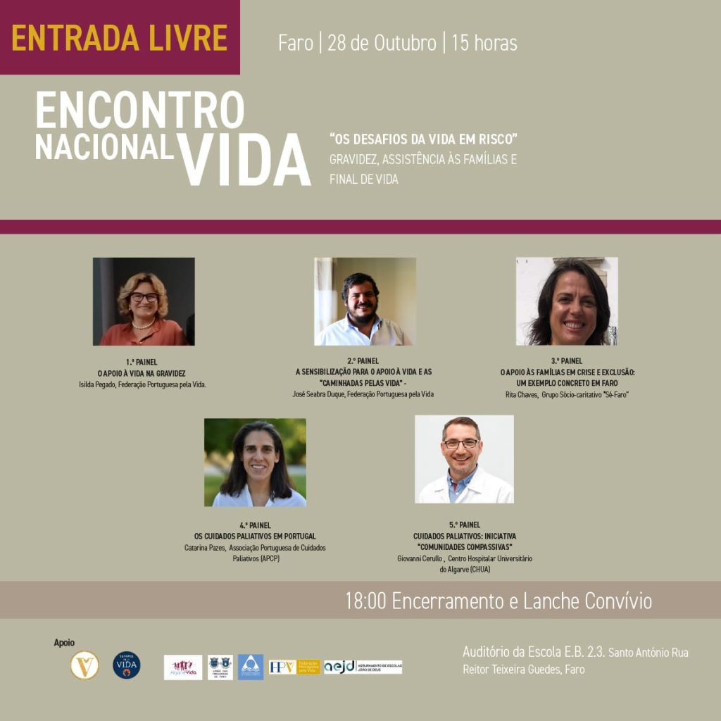 Acontece | Encontro Nacional VIDA – ‘Os desafios da vida em risco’