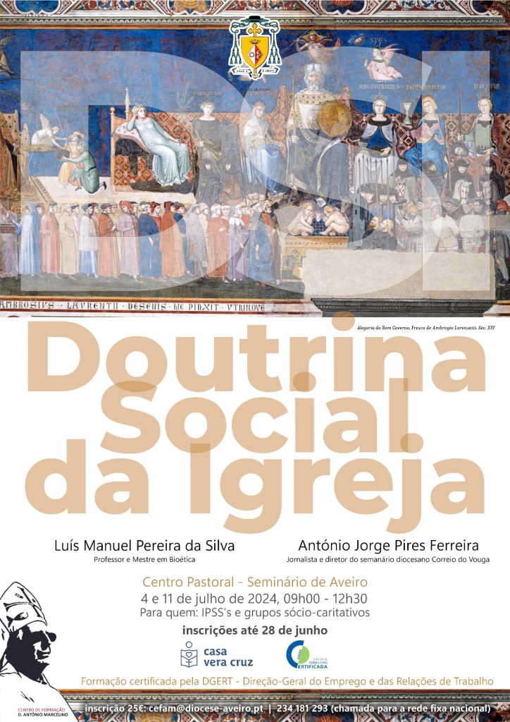 Acontece | Formação sobre Doutrina Social da Igreja [CEFAM, 4 e 11 de julho de 2025]