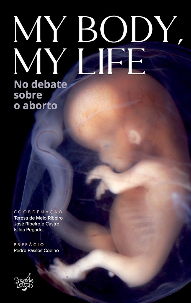 Sabes, leitor… | 21 | Marca de água do livro de Teresa de Melo Ribeiro, José Ribeiro e Castro e Isilda Pegado (coordenação), ‘My body, my life: no debate sobre o aborto’