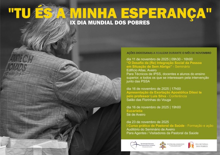 Acontece | IX Dia Mundial dos Pobres – na Diocese de Aveiro