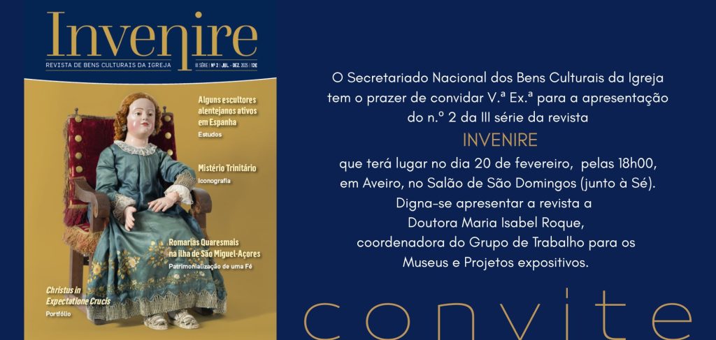 Acontece | [Salão de S. Domingos, 20 de fevereiro, 18.00h.] Apresentação da revista ‘Invenire’
