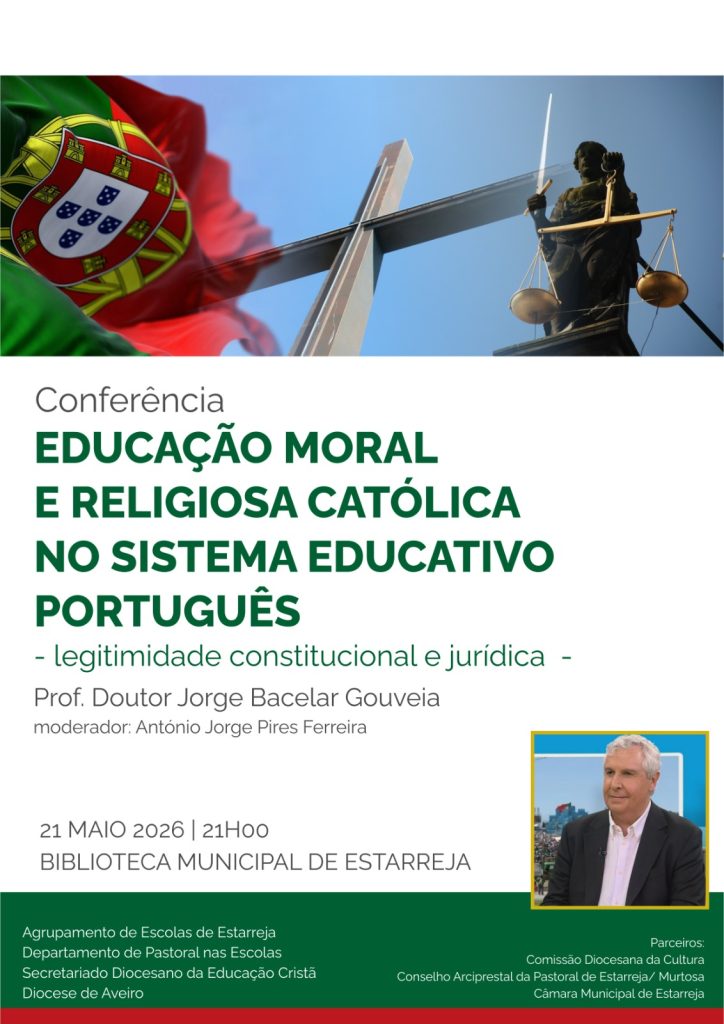 Acontece | Conferência com Prof. Doutor Jorge Bacelar Gouveia [Estarreja, 21 de maio de 2026, 21.00h.]