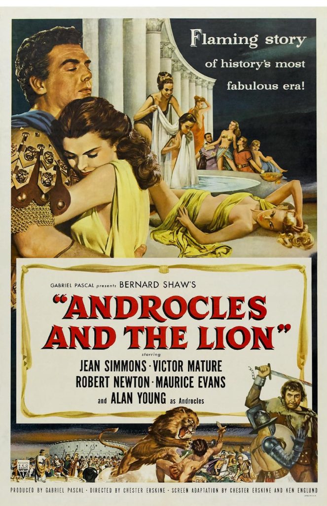 ‘8 1/2’ [com podcast] | 16 | – ‘Androcles e o Leão’, filme de Chester Erskine e Nicholas Ray | Rubrica de Cinema da autoria de Pe. Teodoro Medeiros