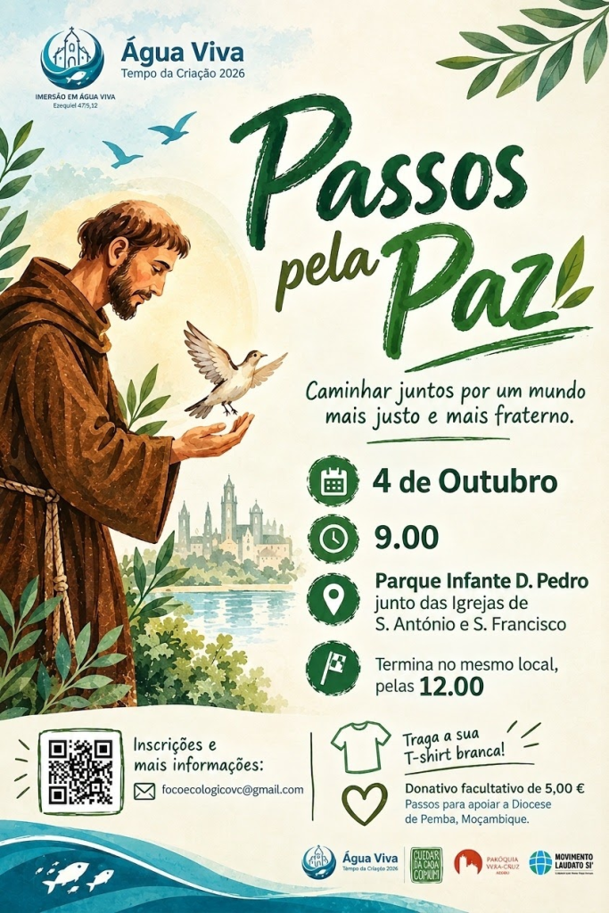 Acontece | [Aveiro, 4 de outubro] Caminhada ‘passos pela paz’