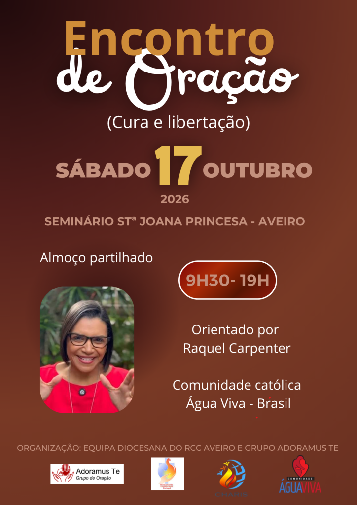 Acontece | [Aveiro, 17 de outubro] Encontro de oração do Renovamento Carismático Católico de Aveiro