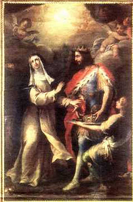 Igreja de Santo António dos Portugueses, Roma. Capela-mor, pormenor do lado da Epístola. Óleo s/ tela. Michelangelo Cerruti - c. 1722